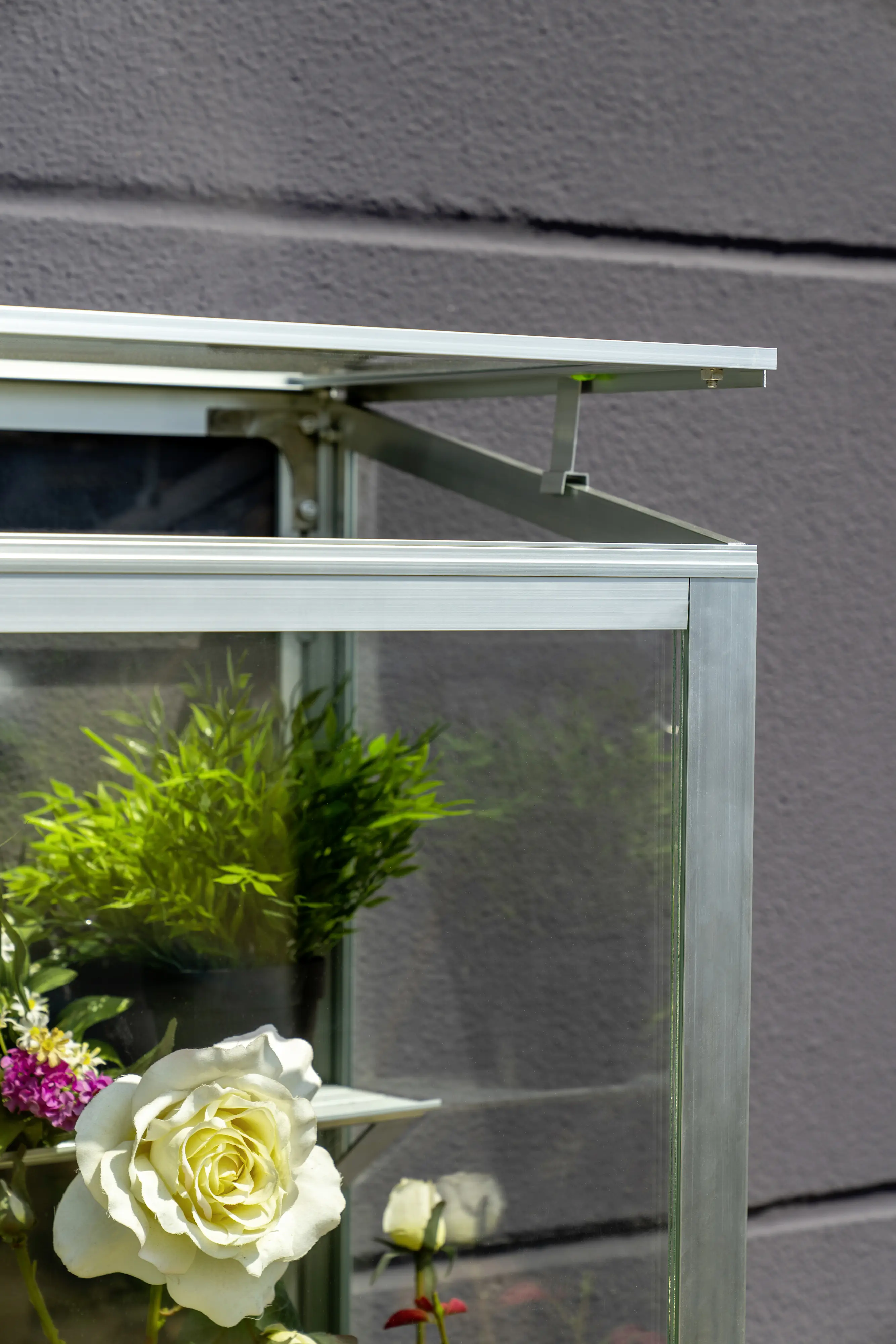 Vitavia Balkongewächshaus Stad 350 43 x 81 cm 3 mm Sicherheitsglas