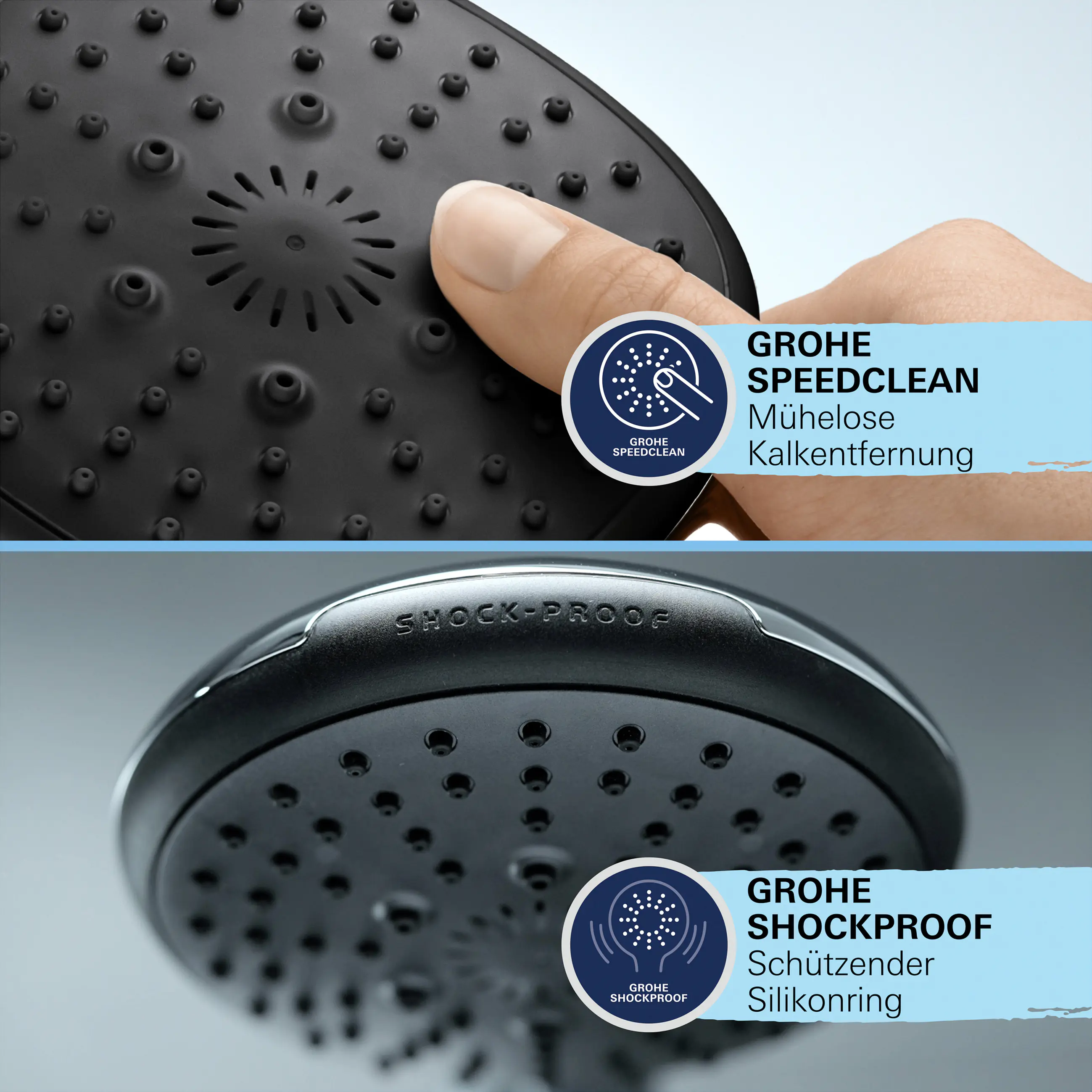Grohe Handbrause 2 Strahlarten Vitalio Comfort 110 chrom Grohe Handbrause 2 Strahlarten Vitalio Comfort 110 chrom