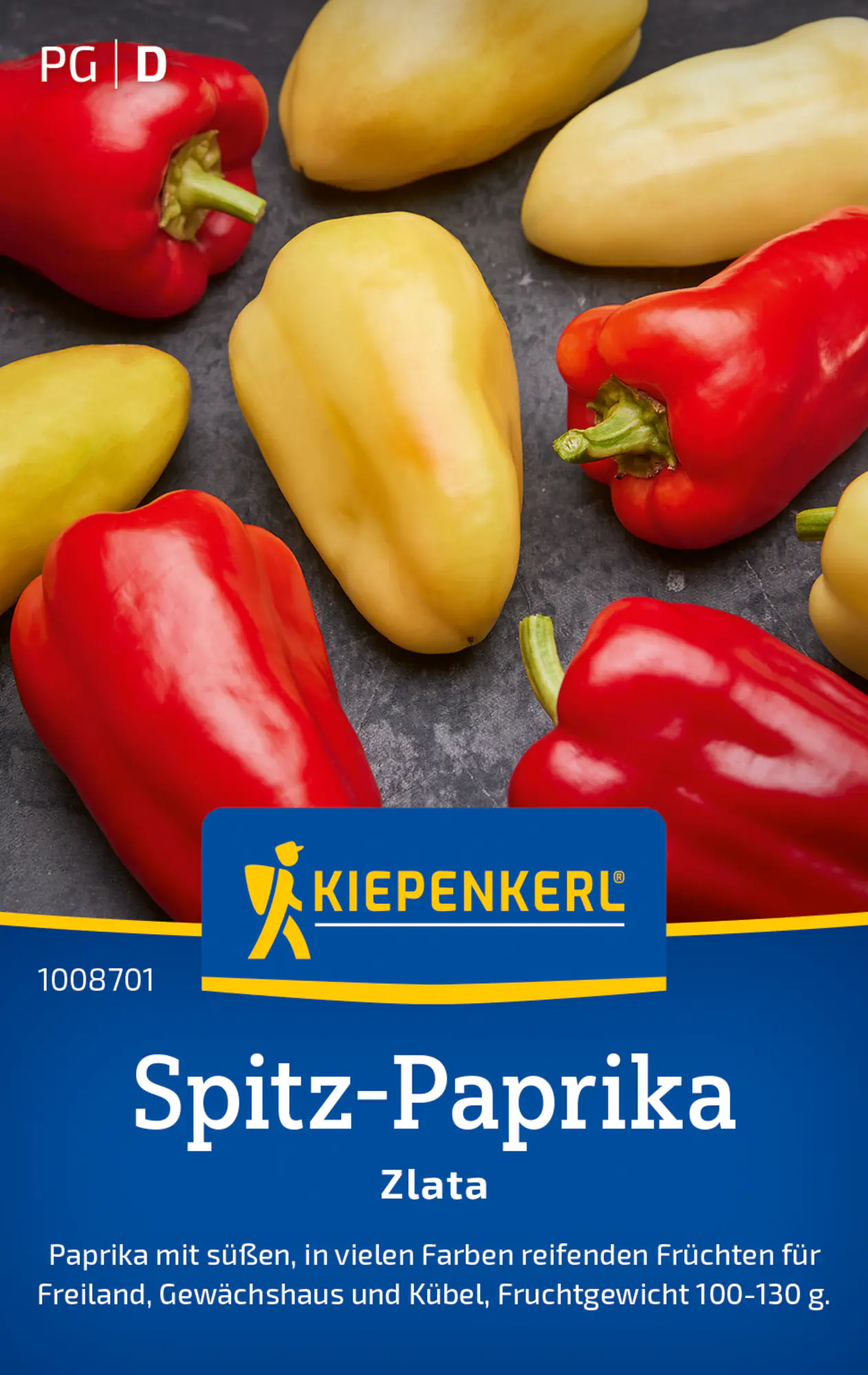 Kiepenkerl Saatgut Spitz-Paprika Zlata für ca. 40 Pflanzen