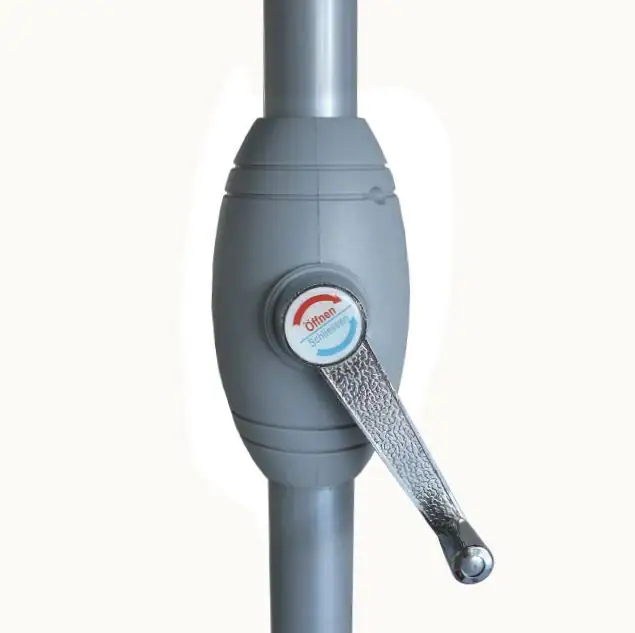 Primaster Sonnenschirm Ingenio türkis türkis, Ø 2,5 m