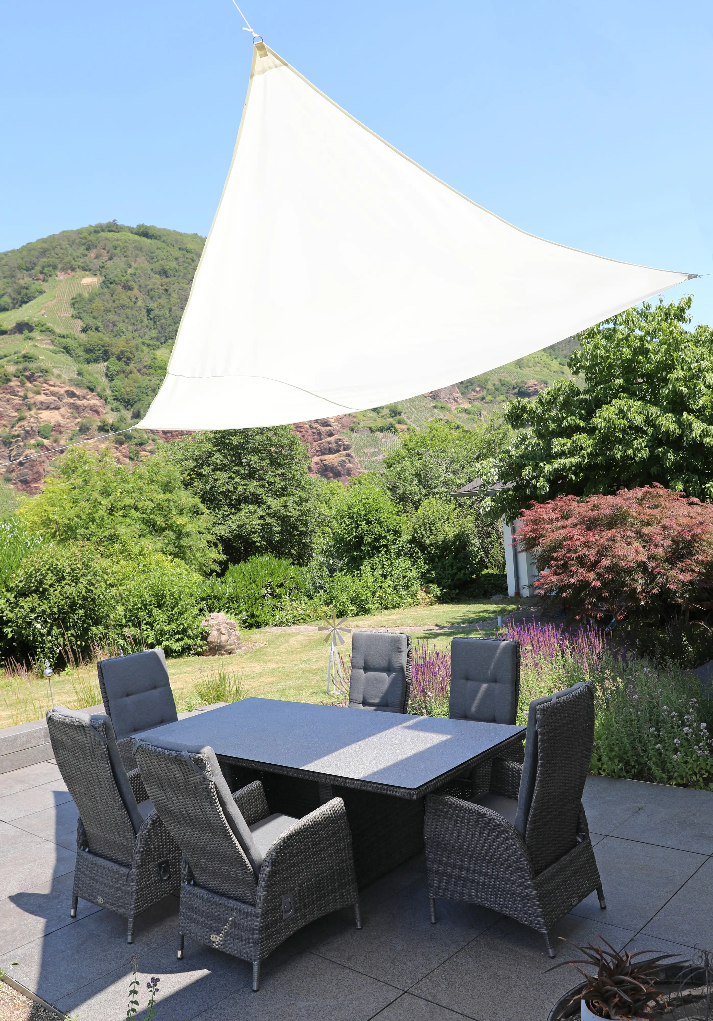 GO-DE Sonnensegel Dreieckig beige 360 x 360 x 360 cm GO-DE Sonnensegel Dreieckig beige 360 x 360 x 360 cm