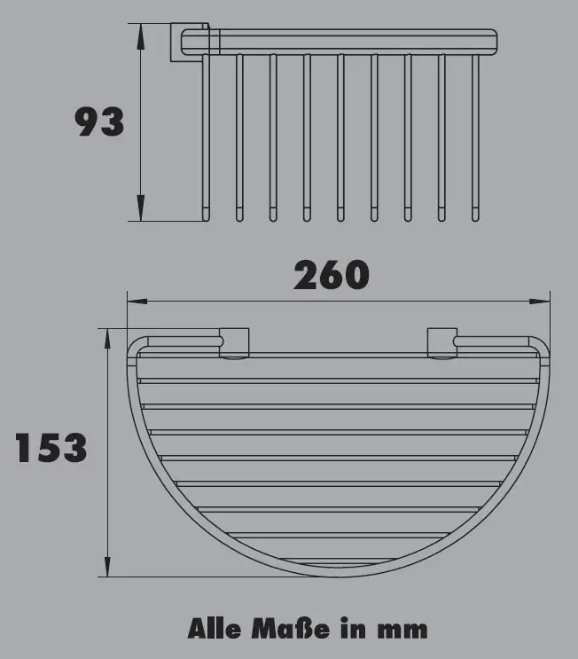 Primaster Duschkorb Tuna 2 rund Edelstahl chrom Primaster Duschkorb Tuna 2 rund Edelstahl chrom