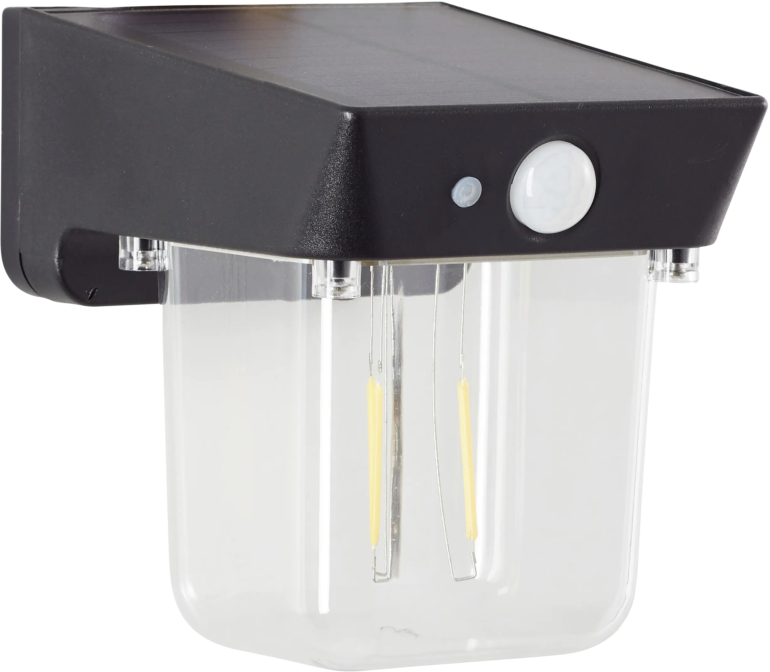 Brilliant Solar-Außenwandleuchte Parson 2W warmweiß Bewegungsmelder Brilliant Solar-Außenwandleuchte Parson 2W warmweiß Bewegungsmelder