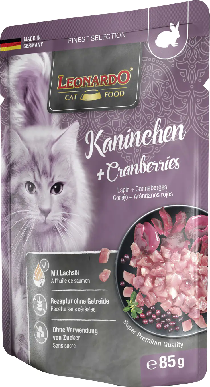 Leonardo Kaninchen + Cranberries 85 g