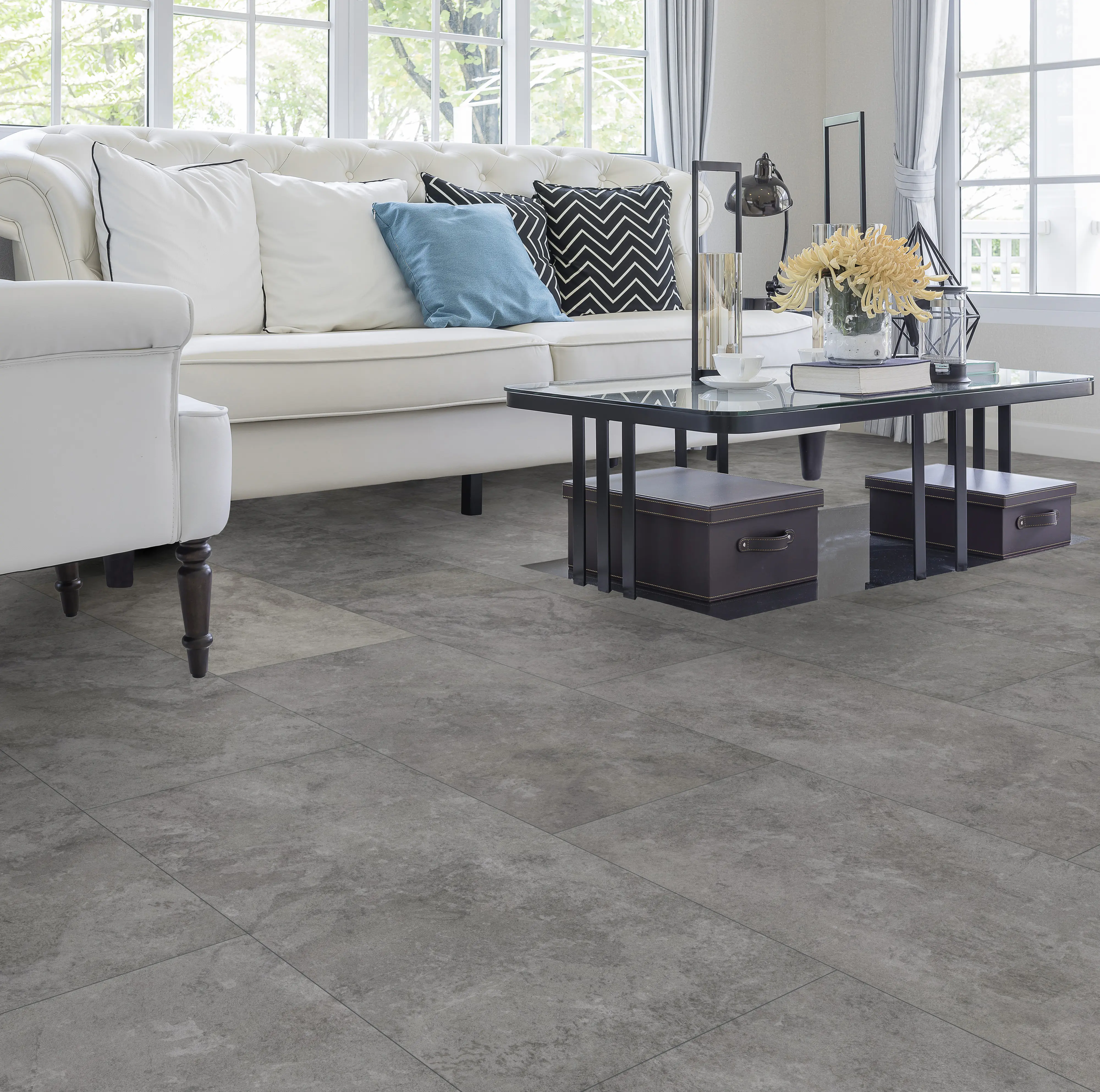 Classen Vinylboden GreenVinyl Nimbus Dark 63,8 x 31 cm 4 mm Classen Vinylboden GreenVinyl Nimbus Dark 63,8 x 31 cm 4 mm