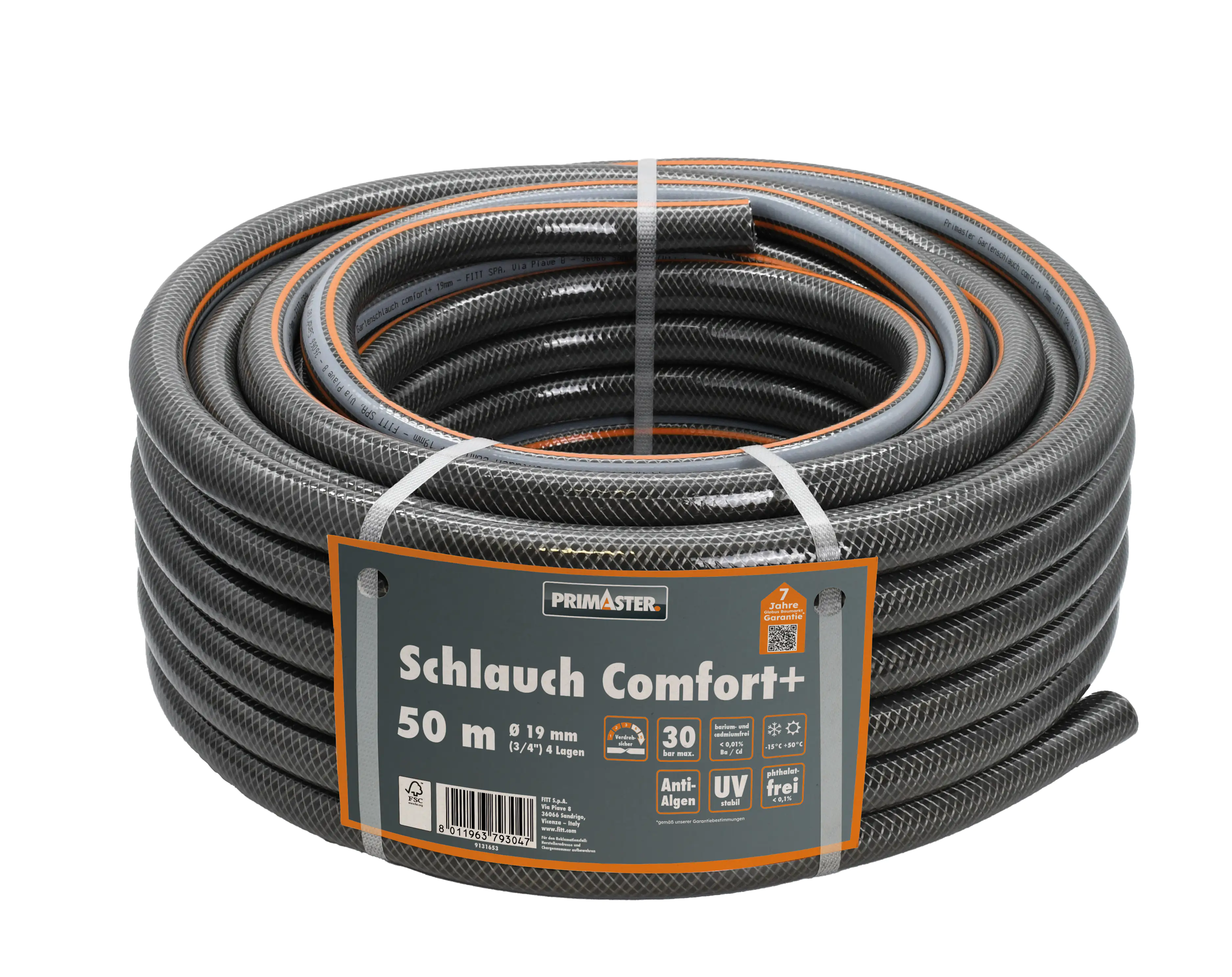 Primaster Gartenschlauch Comfort+ 50 m Ø 19 mm (3/4")