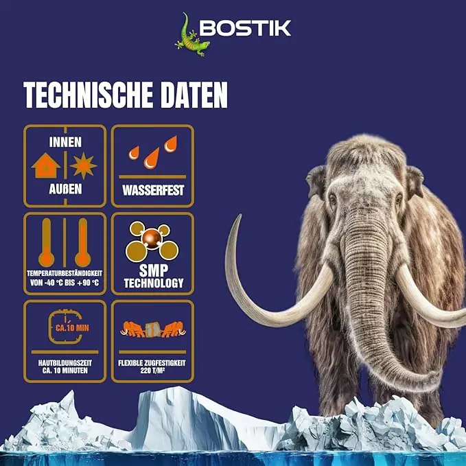 Bostik Montagekleber Mamut Glue 450 g weiß Bostik Montagekleber Mamut Glue 450 g weiß