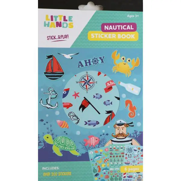 Sticker-Buch, Maritim 6 Seiten