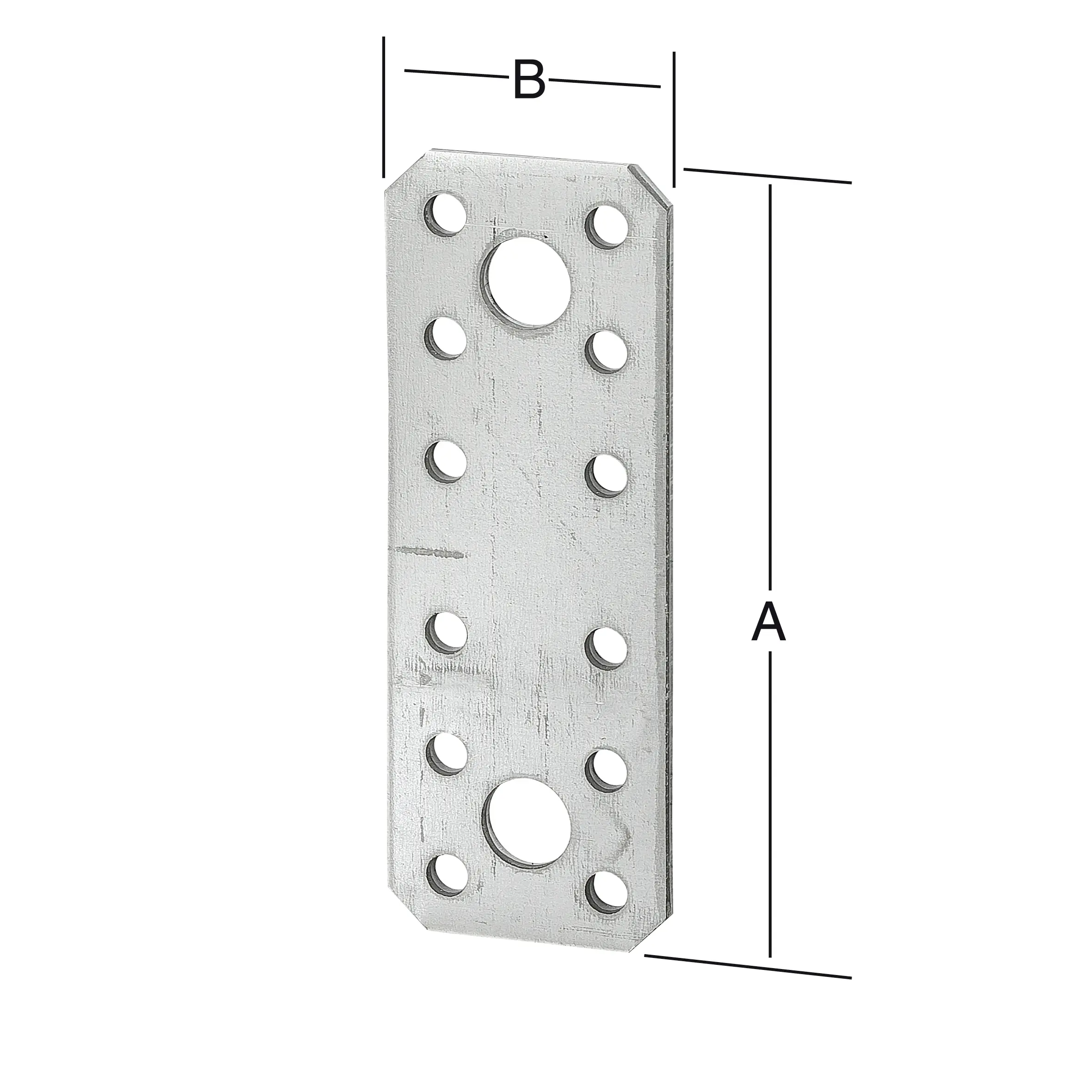 Vormann Flachverbinder sendzimir verzinkt 96 x 35 mm