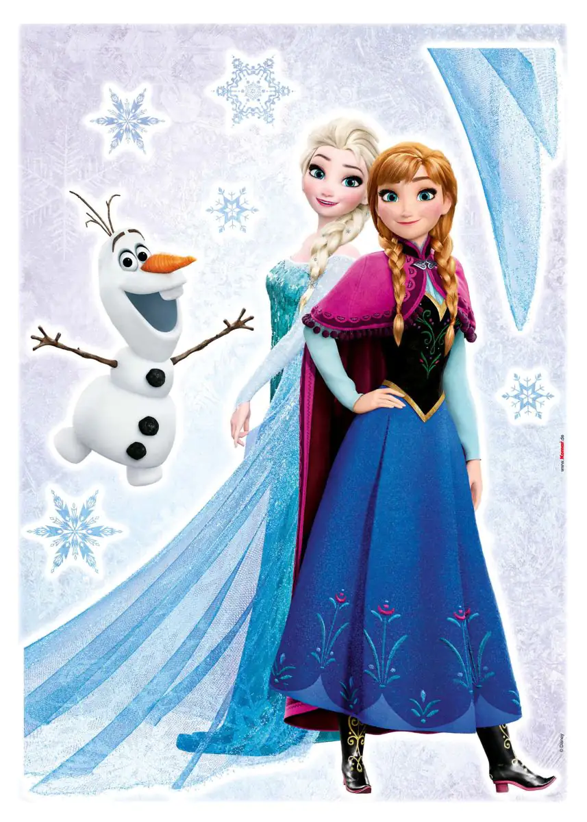 4036834340469 Komar Decosticker Frozen Sisters 50 x 70 cm