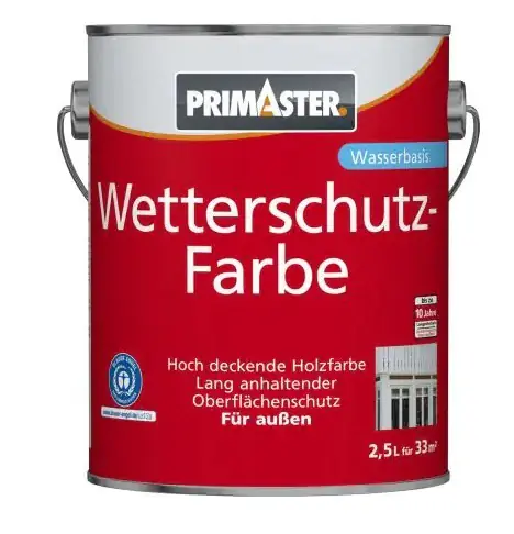 Produktbild: Primaster Wetterschutzfarbe 2,5 L schwedenrot