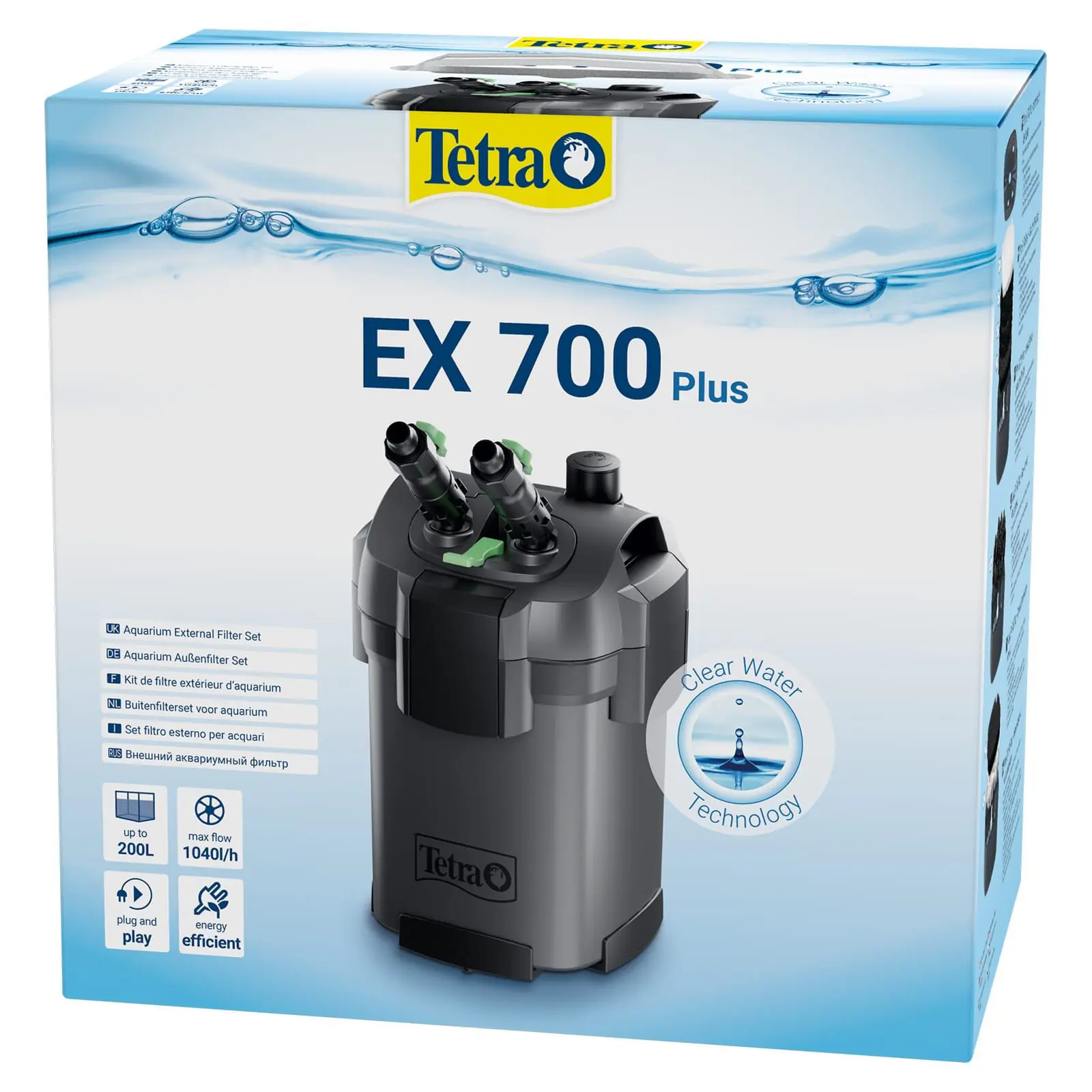 Tetra Außenfilter EX 700 Plus für Aquarien bis 200 l