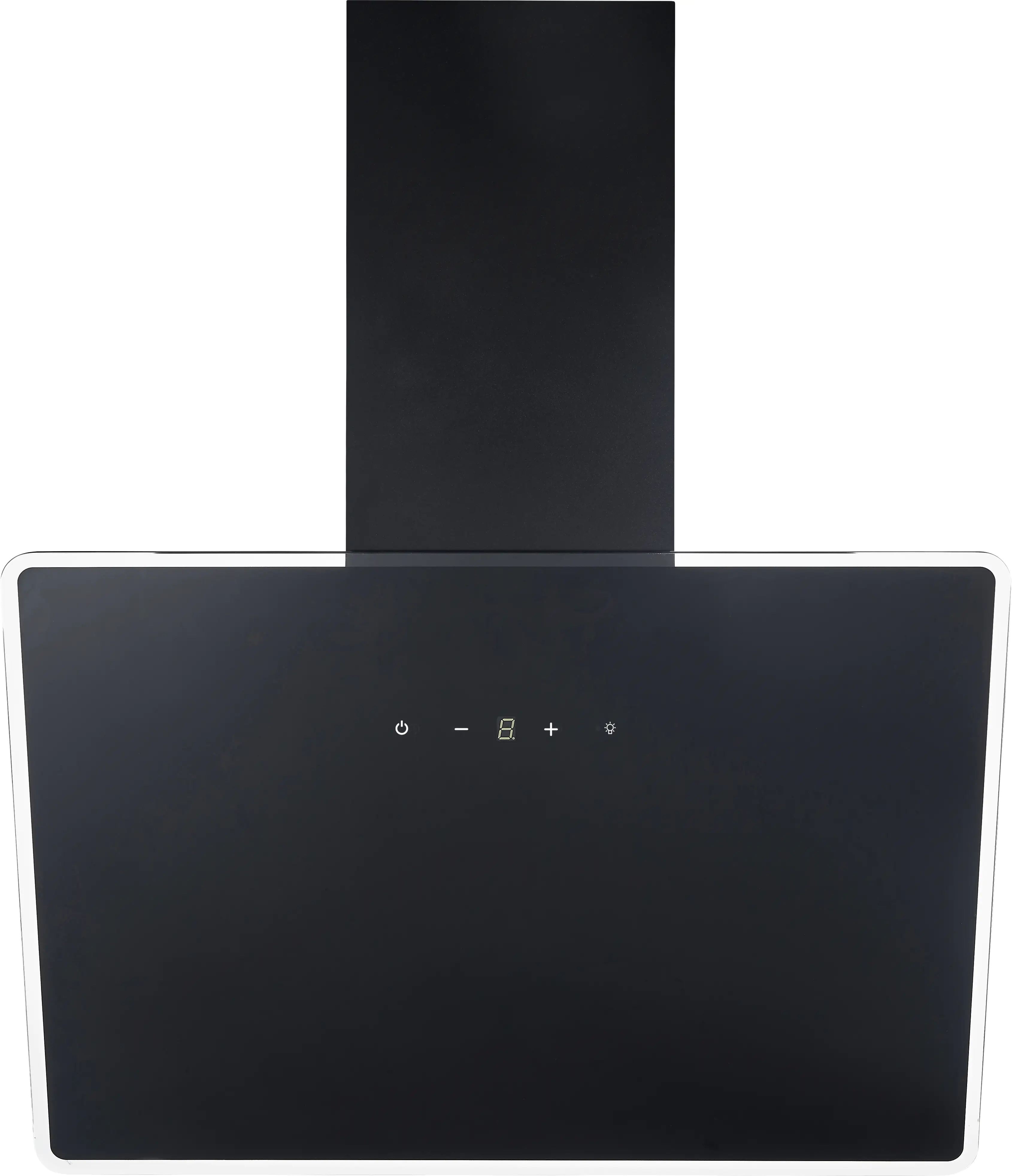 Respekta Dunstabzugshaube mit Glasschirm schwarz 60 cm