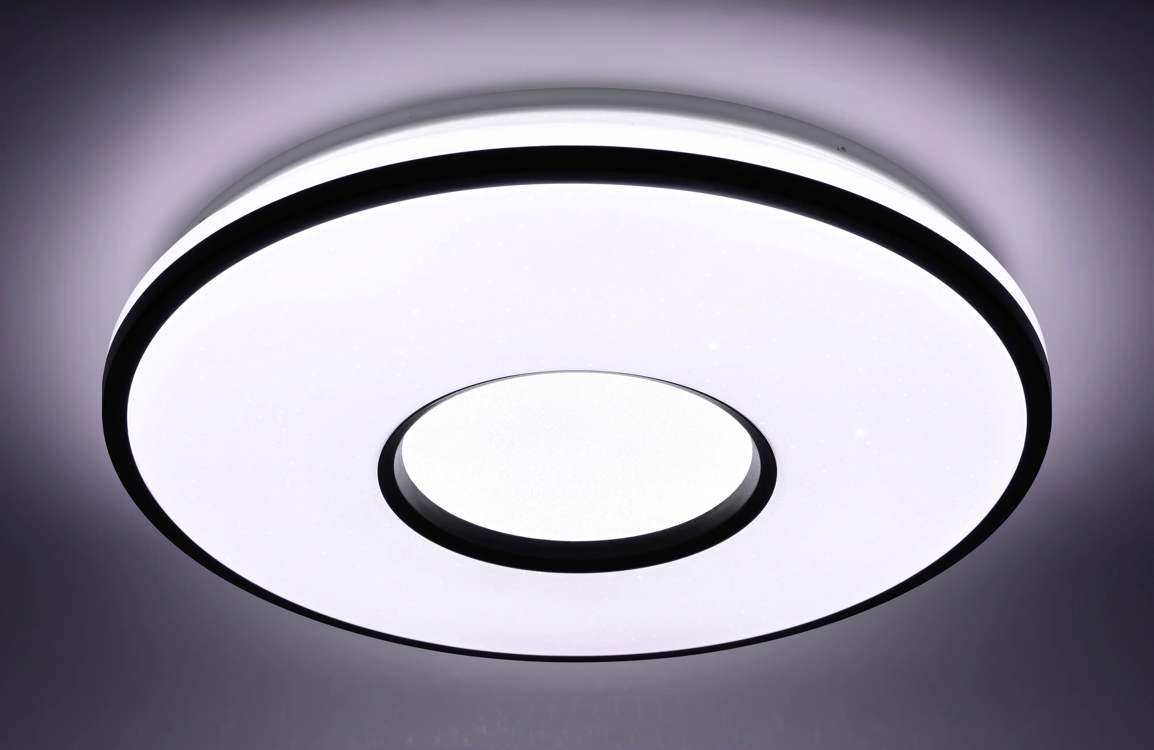 Megalight LED Deckenleuchte Shining Black Star 24W, 2000lm, Ø48cm