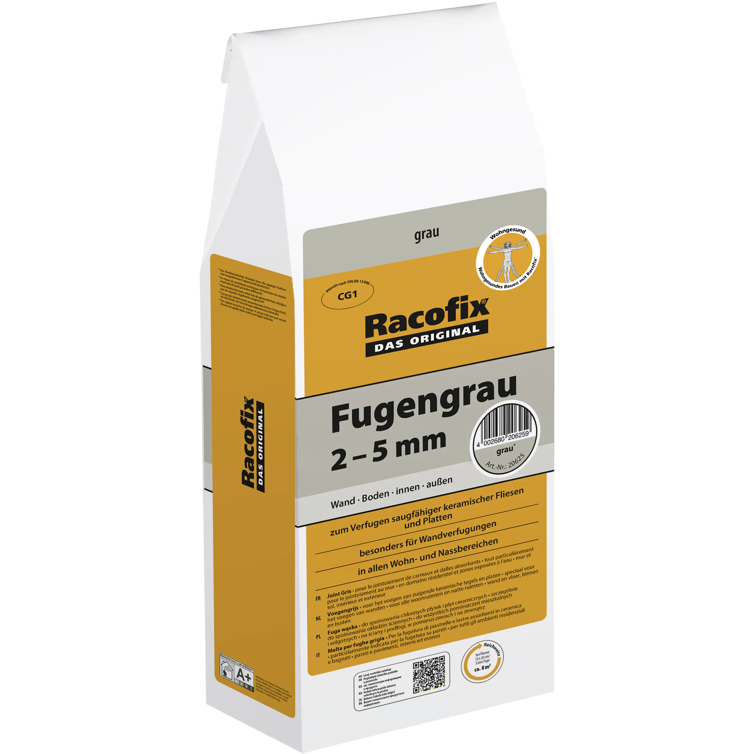 Racofix Fugengrau 2 - 5 mm grau 2 kg