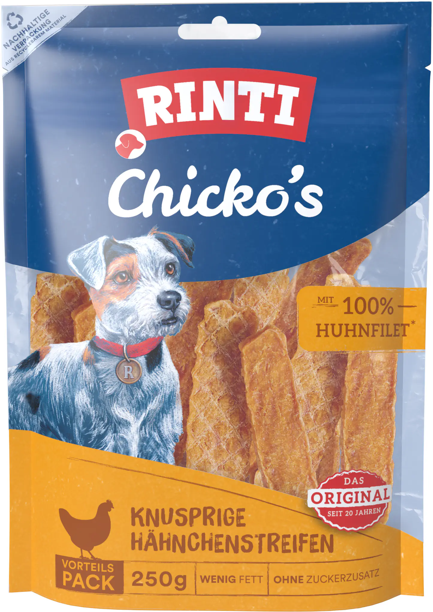 Rinti Chicko Hundesnack Huhn Vorratspack 250 g Rinti Chicko Hundesnack Huhn Vorratspack 250 g
