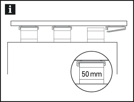 Gardinia Schlaufengleiter 5 cm, weiß, 10 Stück