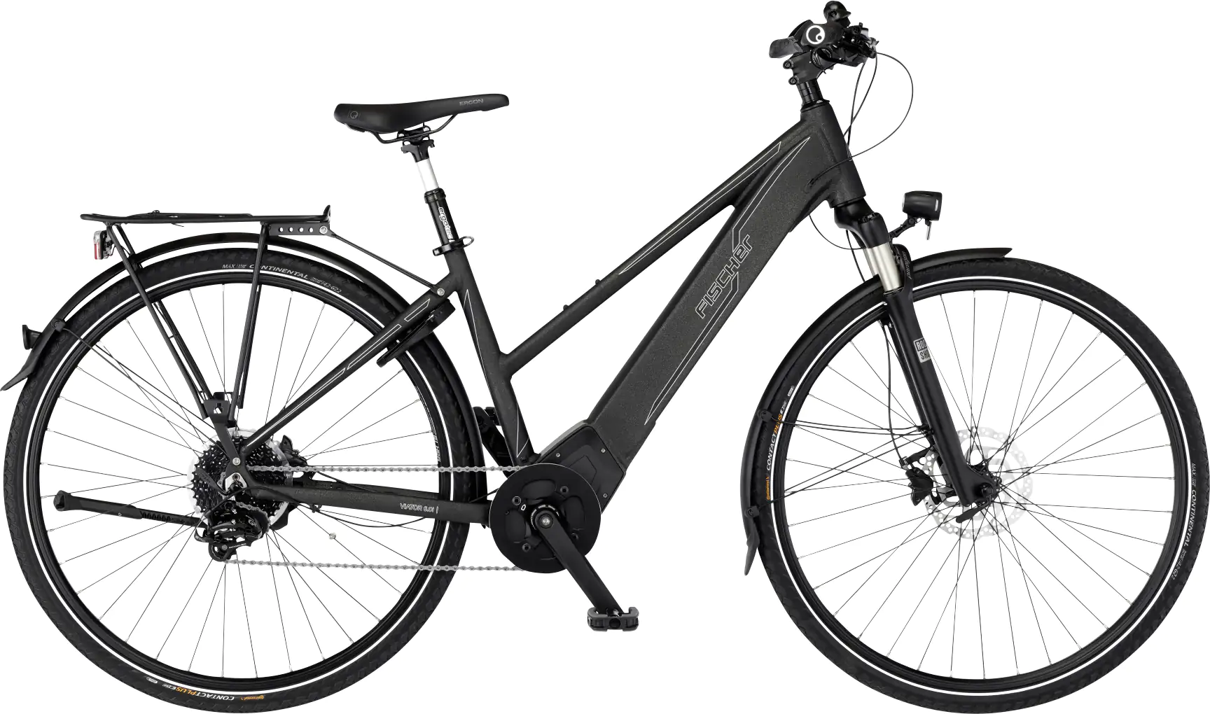 Fischer E-Bike Trekking Viator 6.0i Damen 28 Zoll 10-Gang 504 Wh graphit metallic matt 62481 Fischer E-Bike Trekking Viator 6.0i Damen 28 Zoll 10-Gang 504 Wh graphit metallic matt 62481