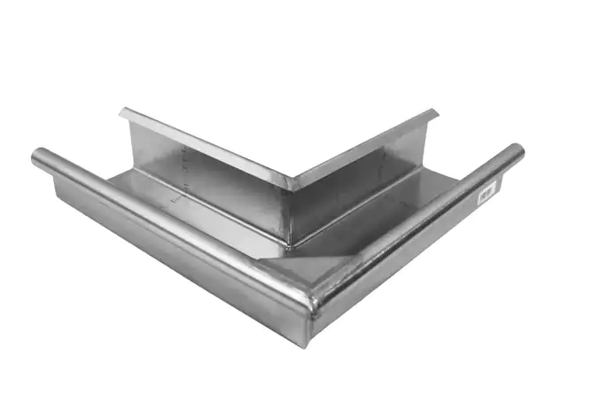 Marley Kastendachrinne RG 1000 Metall-Zink Aussenecke