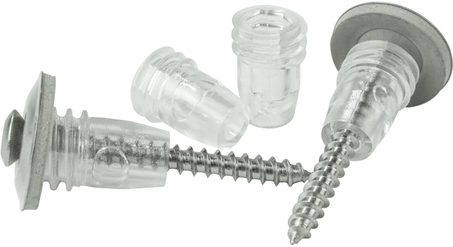 Salux Abstandhalter-Set Drehquick Set inkl. V2A Edelstahlschrauben 20er Pack