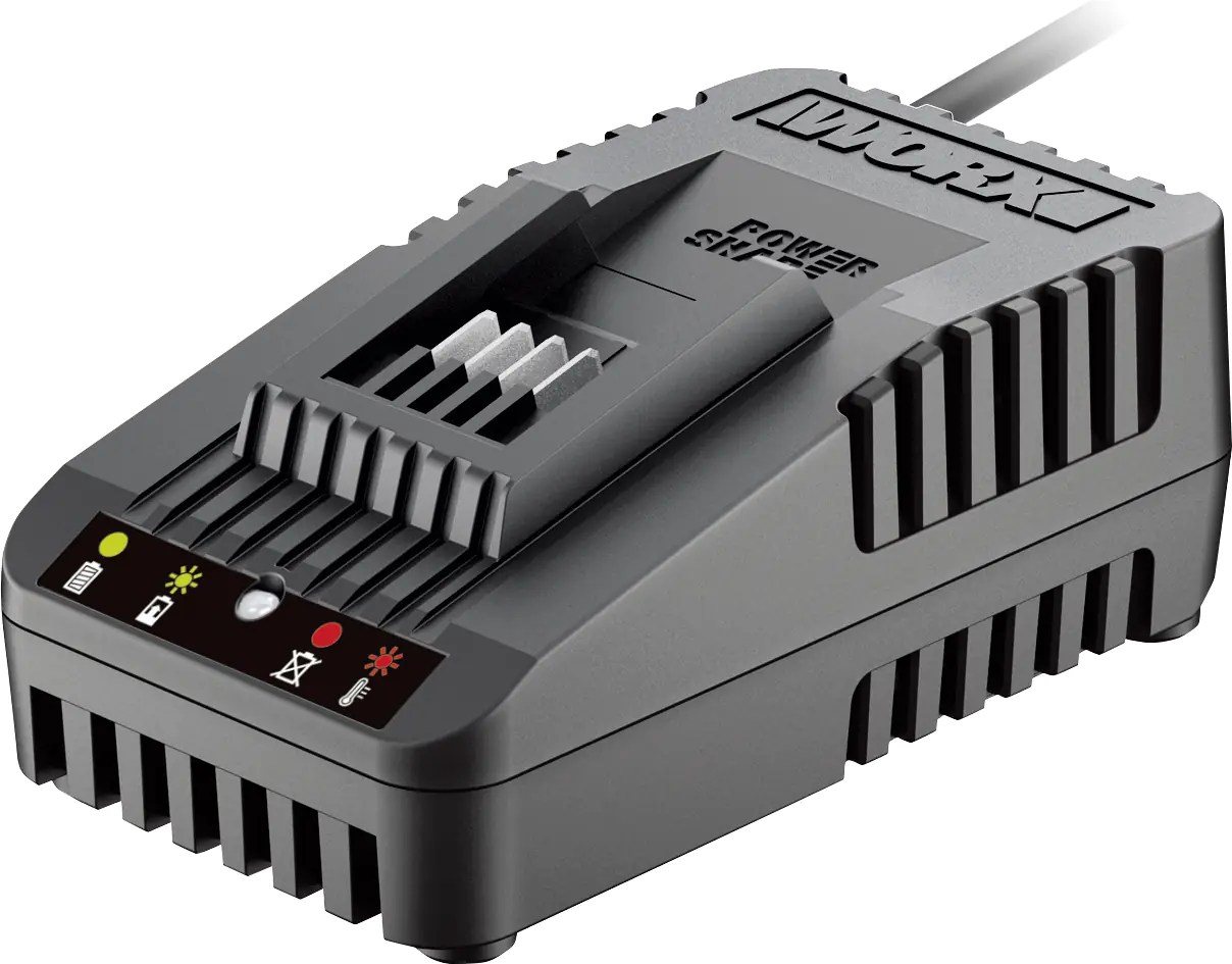 Worx Akku-Ladegerät 20 V Li-Ion WA3880 für alle Worx Akkus 20 V Worx Akku-Ladegerät 20 V Li-Ion WA3880 für alle Worx Akkus 20 V