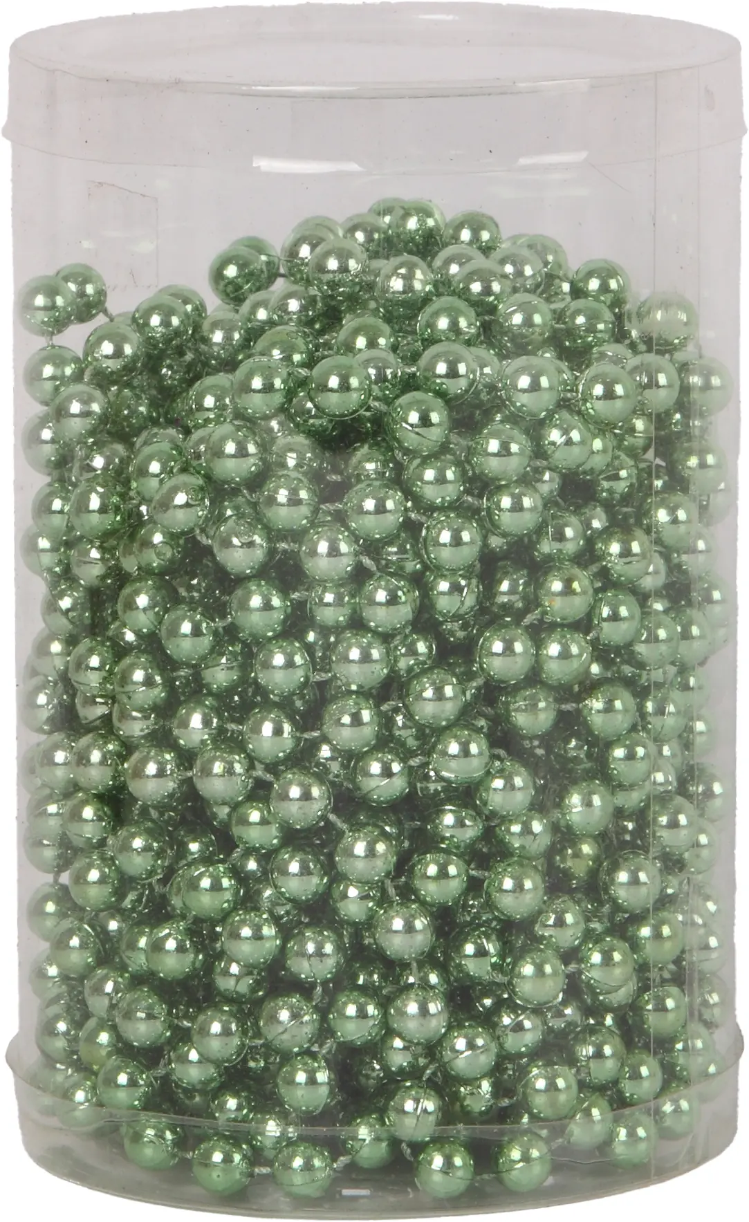 TrendLine Perlenkette bruchfest langlebig 10 m light green