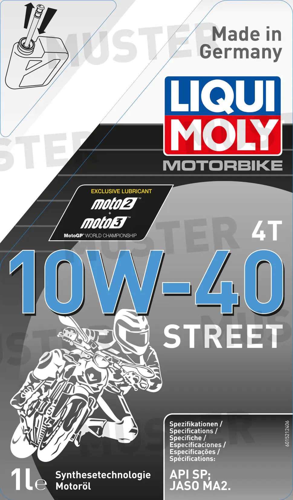 Liqui Moly 4-Takt Motoröl 4T 10W-40 Street 1 L