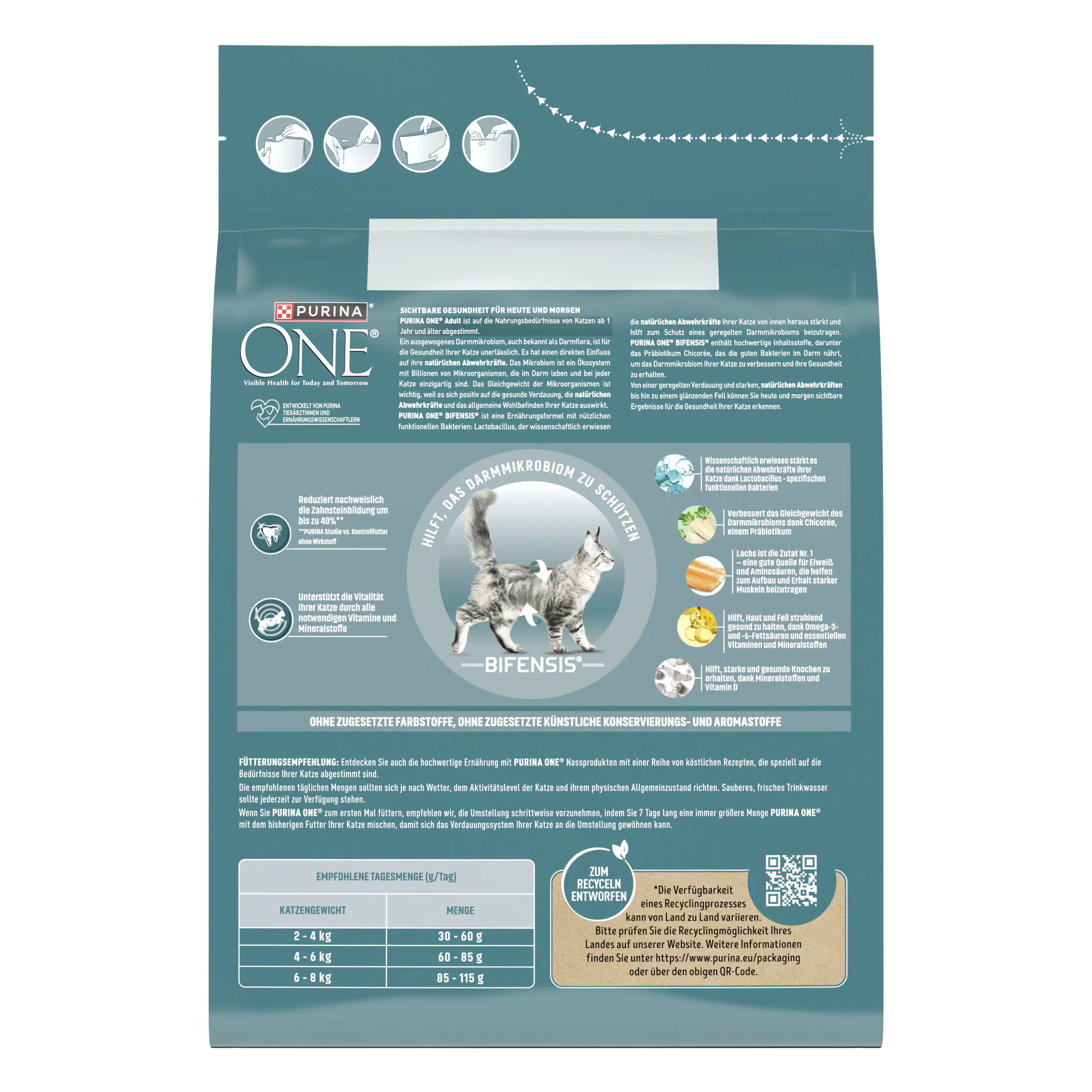 Purina One Katzenfutter Adult reich an Lachs 2,8 kg