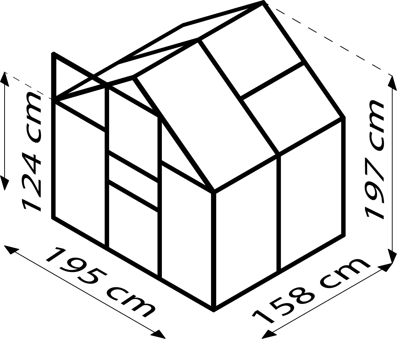 Vitavia Gewächshaus Calypso 3000 192 x 154 cm 6 mm Hohlkammerplatten Vitavia Gewächshaus Calypso 3000 192 x 154 cm 6 mm Hohlkammerplatten