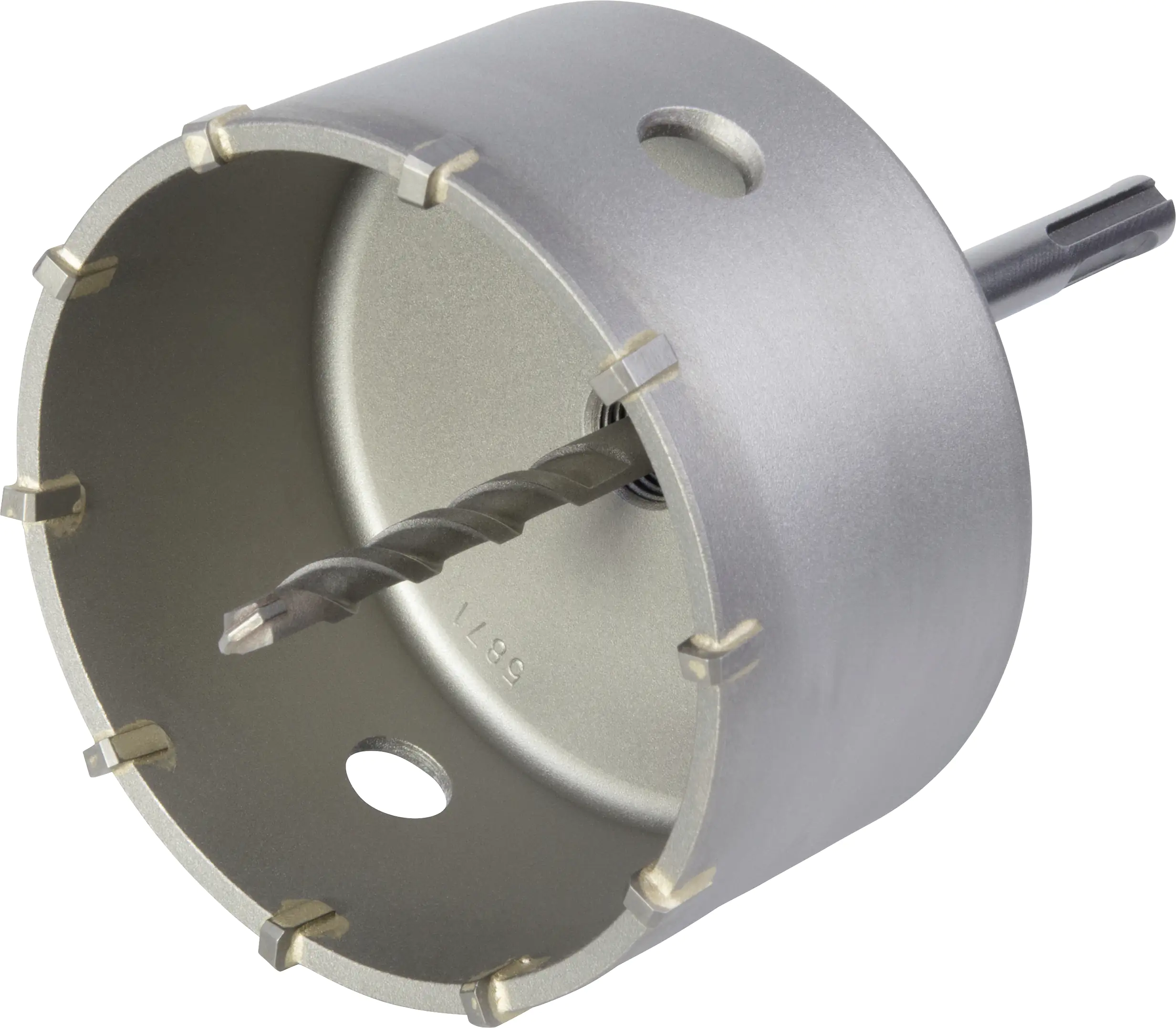 Wolfcraft Hohlbohrkrone Ø 105 mm inkl. SDS Plus Spanndorn
