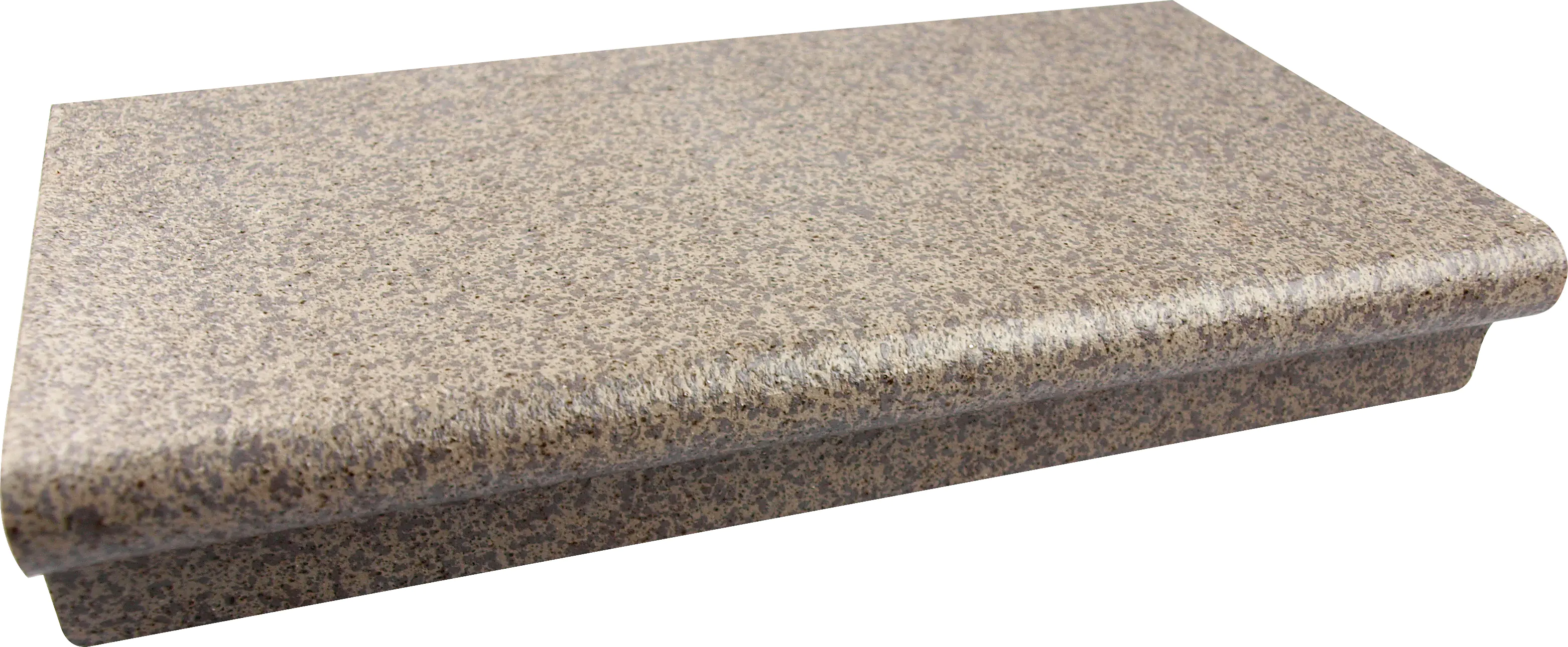 Florentinerschenkel Spaltplatte 24 x 13 x 4 cm schiefergrau-bunt