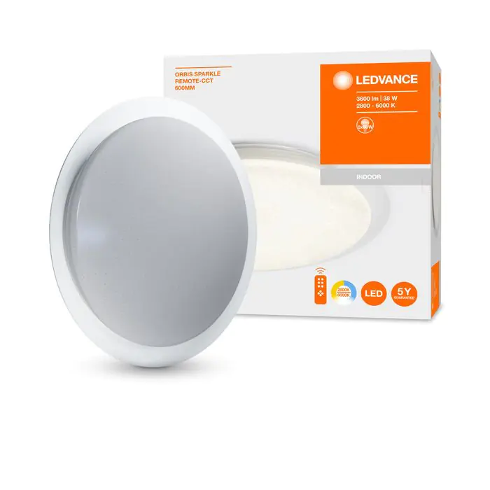 Ledvance LED Deckenleuchte Orbis Sparkle 600 weiß