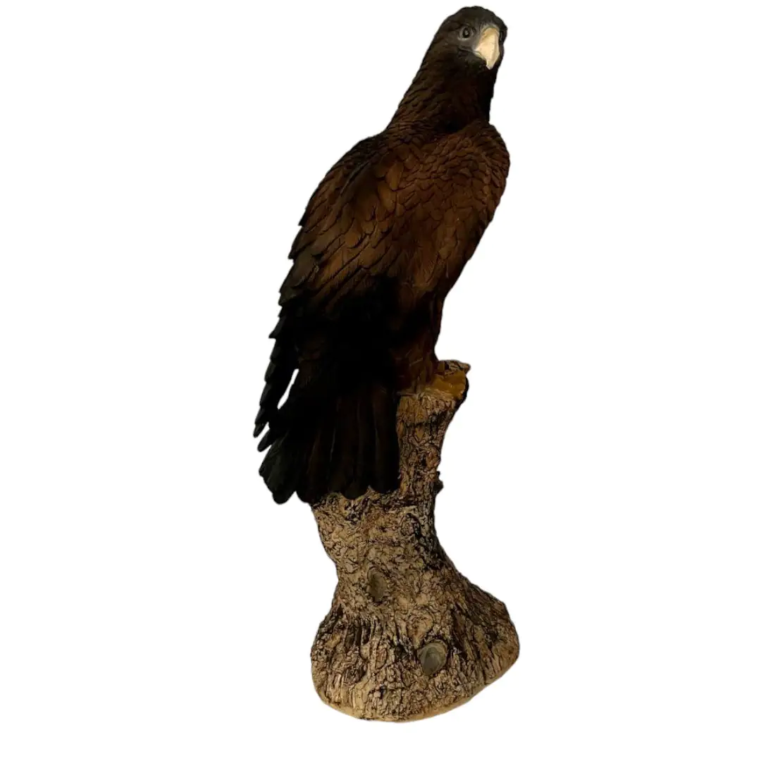 Dekofigur Adler auf Baumstamm 110 x 40 x 50 cm Dekofigur Adler auf Baumstamm 110 x 40 x 50 cm