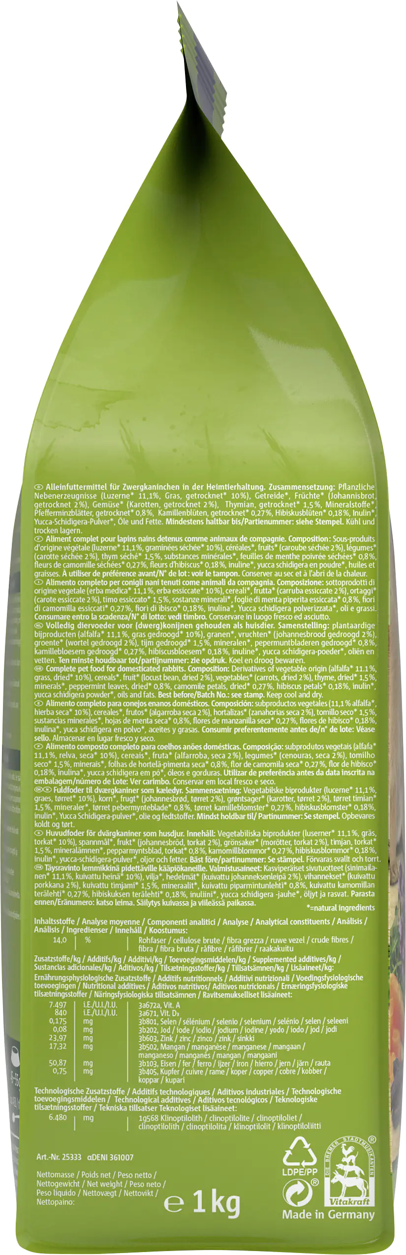 Vitakraft Menu Thymian 1 kg