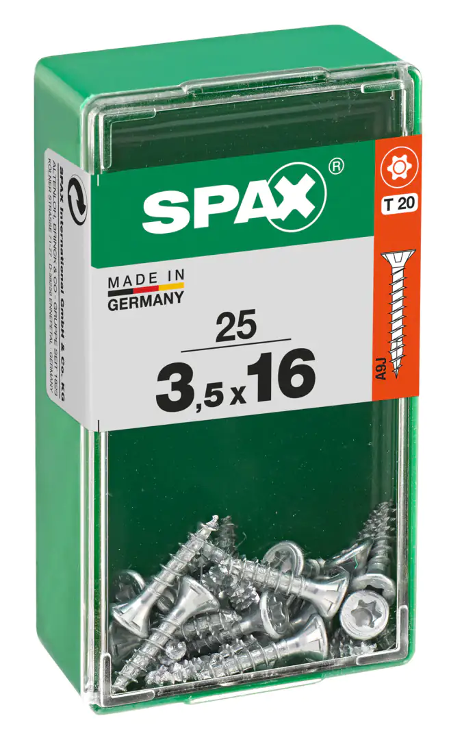 Spax Universalschrauben 3.5 x 16 mm TX 20 - 25 Stk.