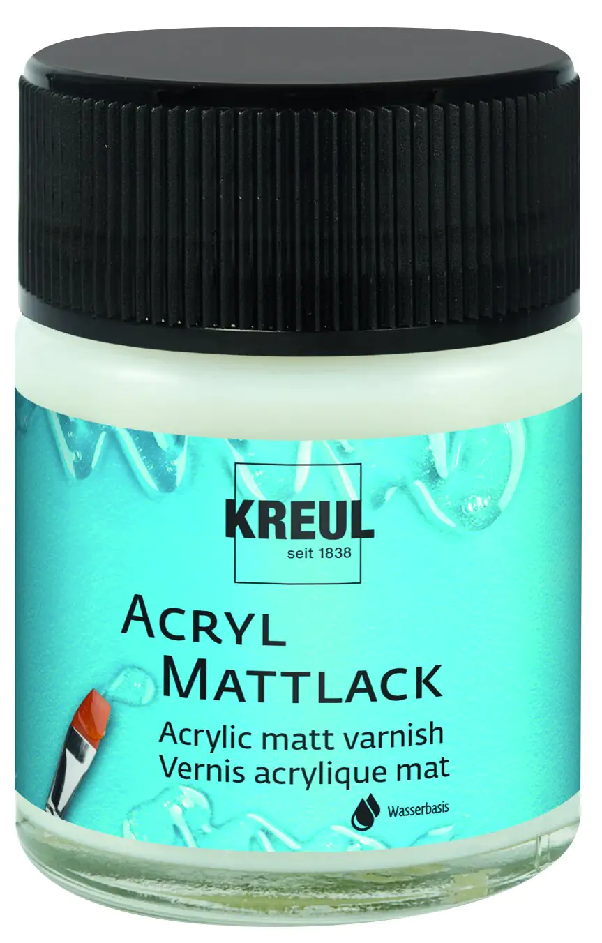 Kreul Acryl-Mattlack auf Wasserbasis transparent 50 ml