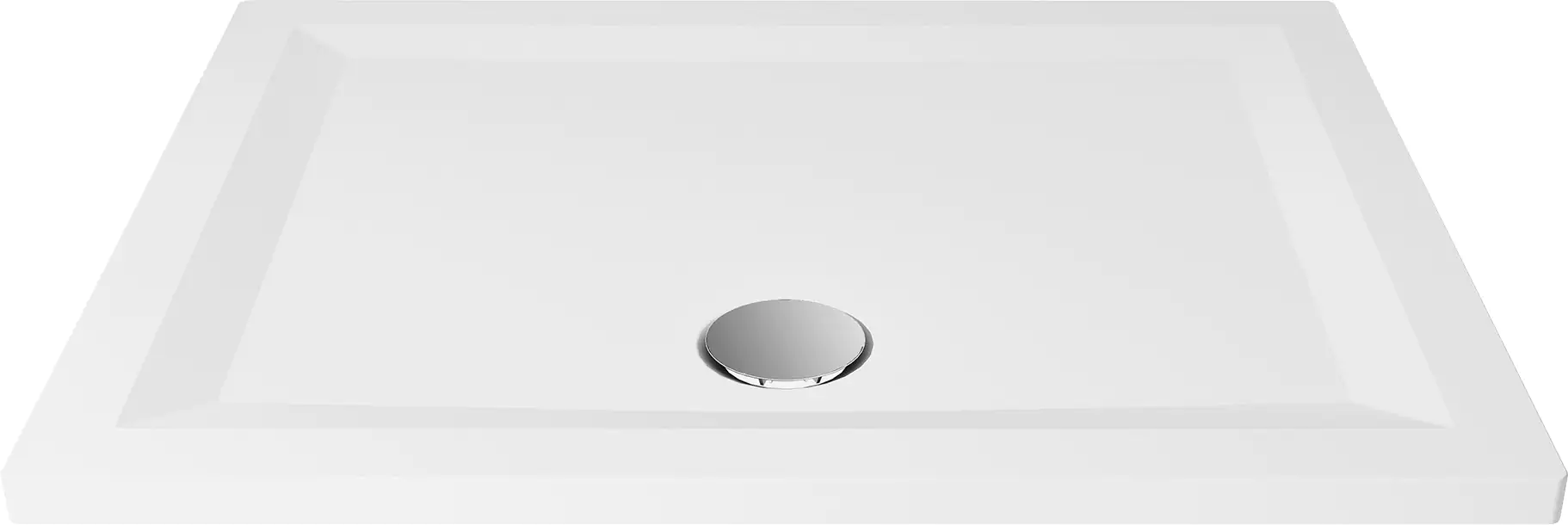 Breuer Duschwanne Flat Line Design 75 x 90 x 3,5 cm, weiß