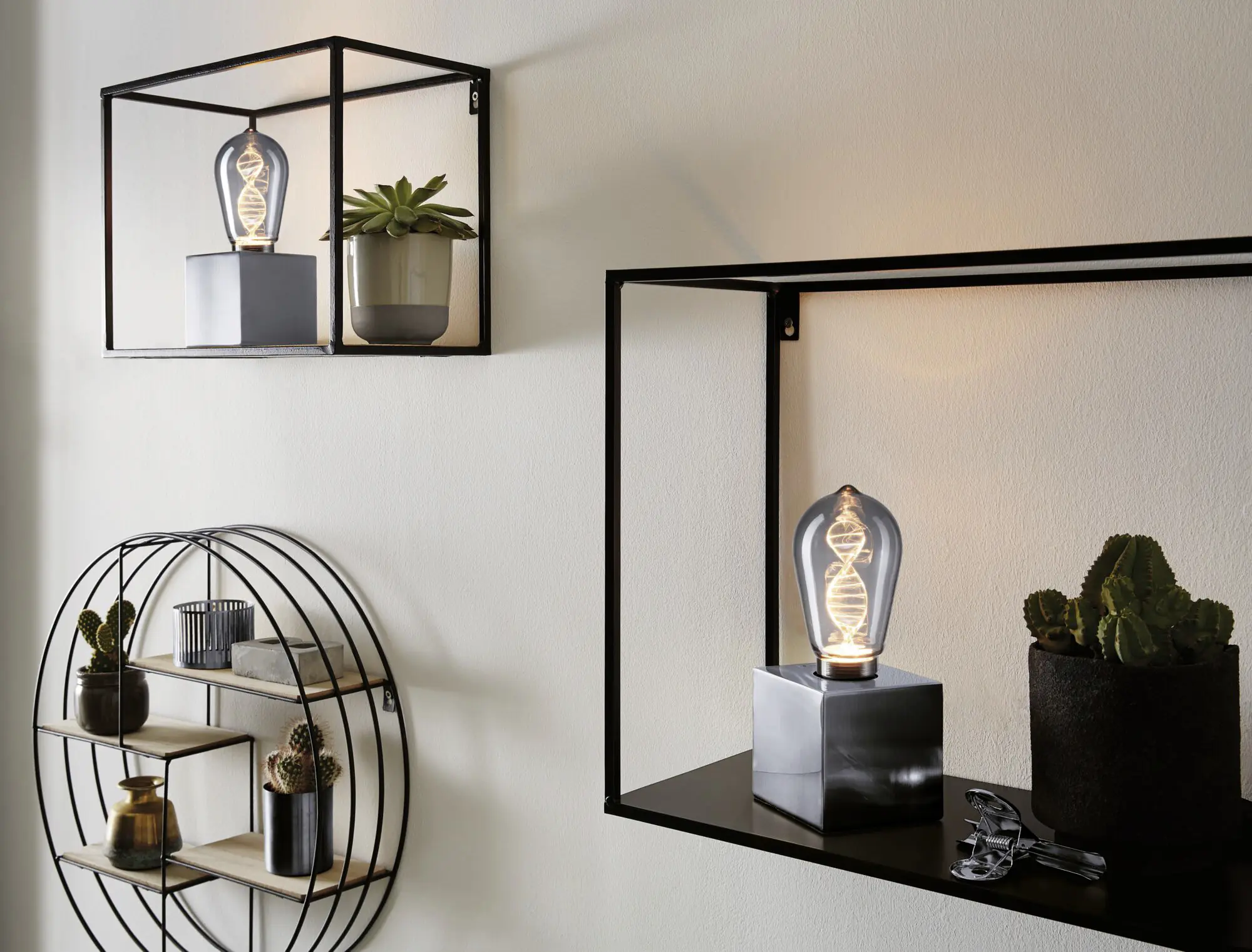 Paulmann LED Leuchtmittel Inner Glow Helix Edison E27 3,5W rauch