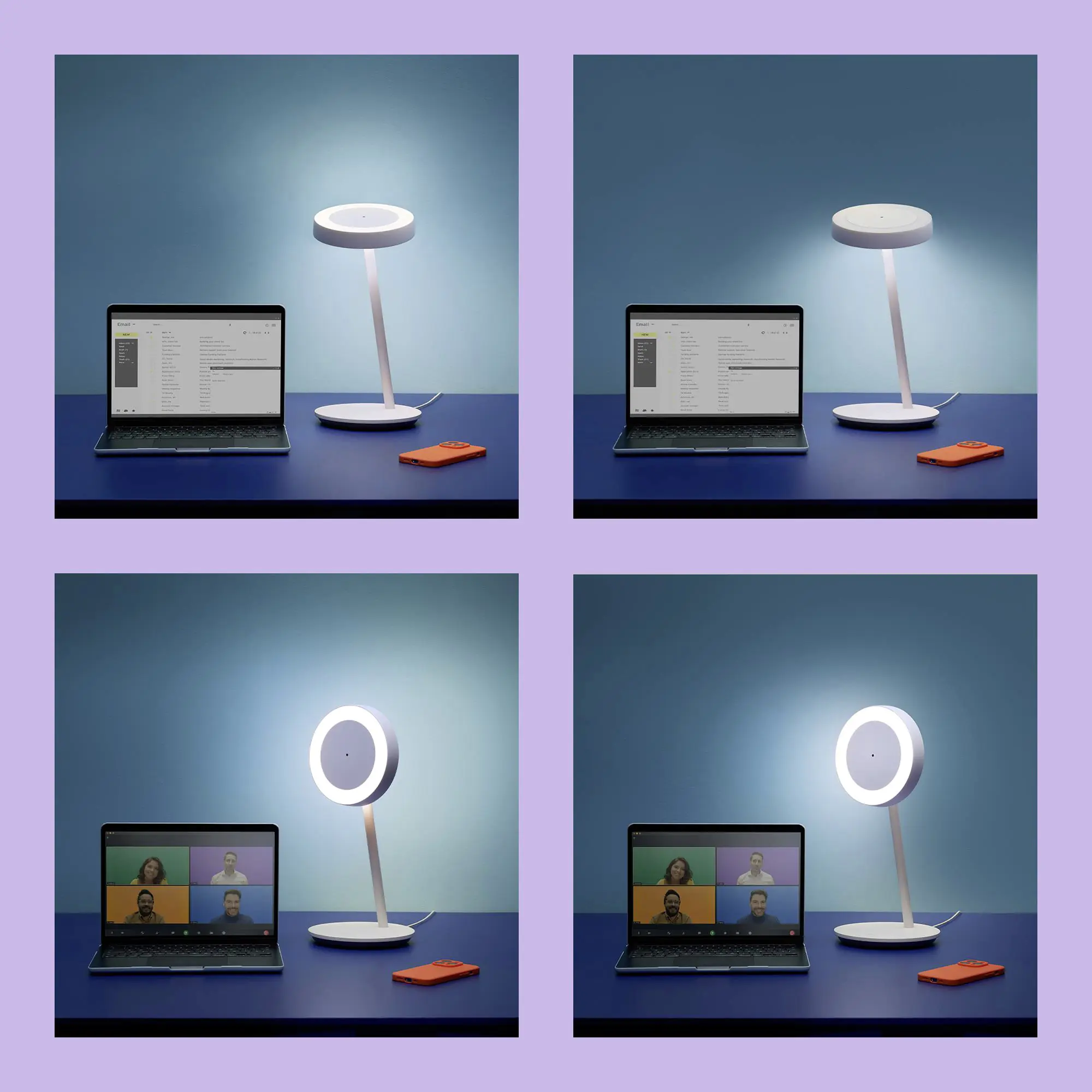 Wiz LED-Tischleuchte Portrait 10 W RGB-Beleuchtung weiß Wiz LED-Tischleuchte Portrait 10 W RGB-Beleuchtung weiß