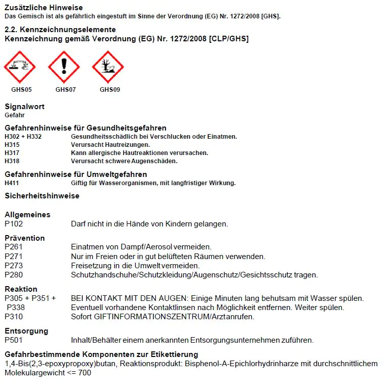 4031396154646_8 Gießharz 50 Epoxid A+B 6,75 kg MV 100:35 Gew, TZ 4 h, VH 50 mm