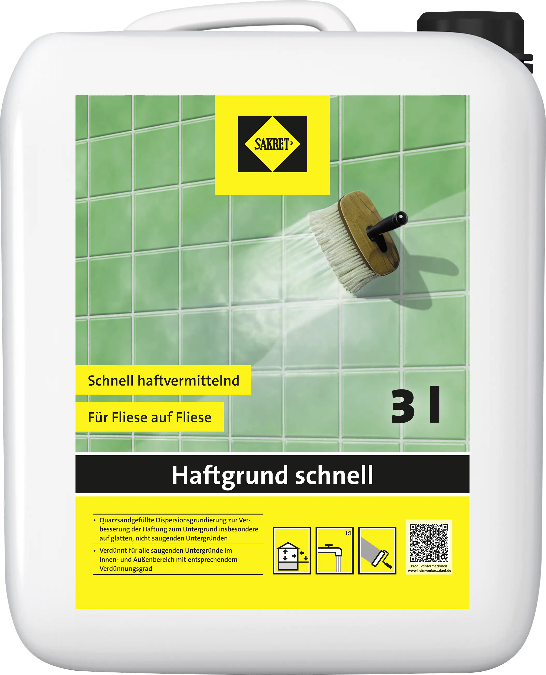 SAKRET Haftgrund schnell 3 l SAKRET Haftgrund schnell 3 l