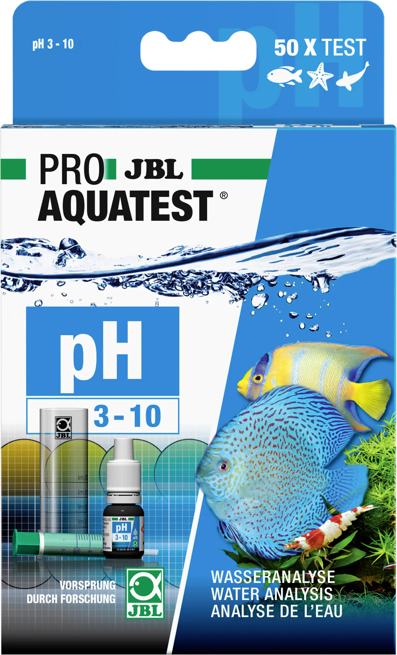 JBL PROAQUATEST pH 3.0 -10.0 weiß / transparent / schwarz