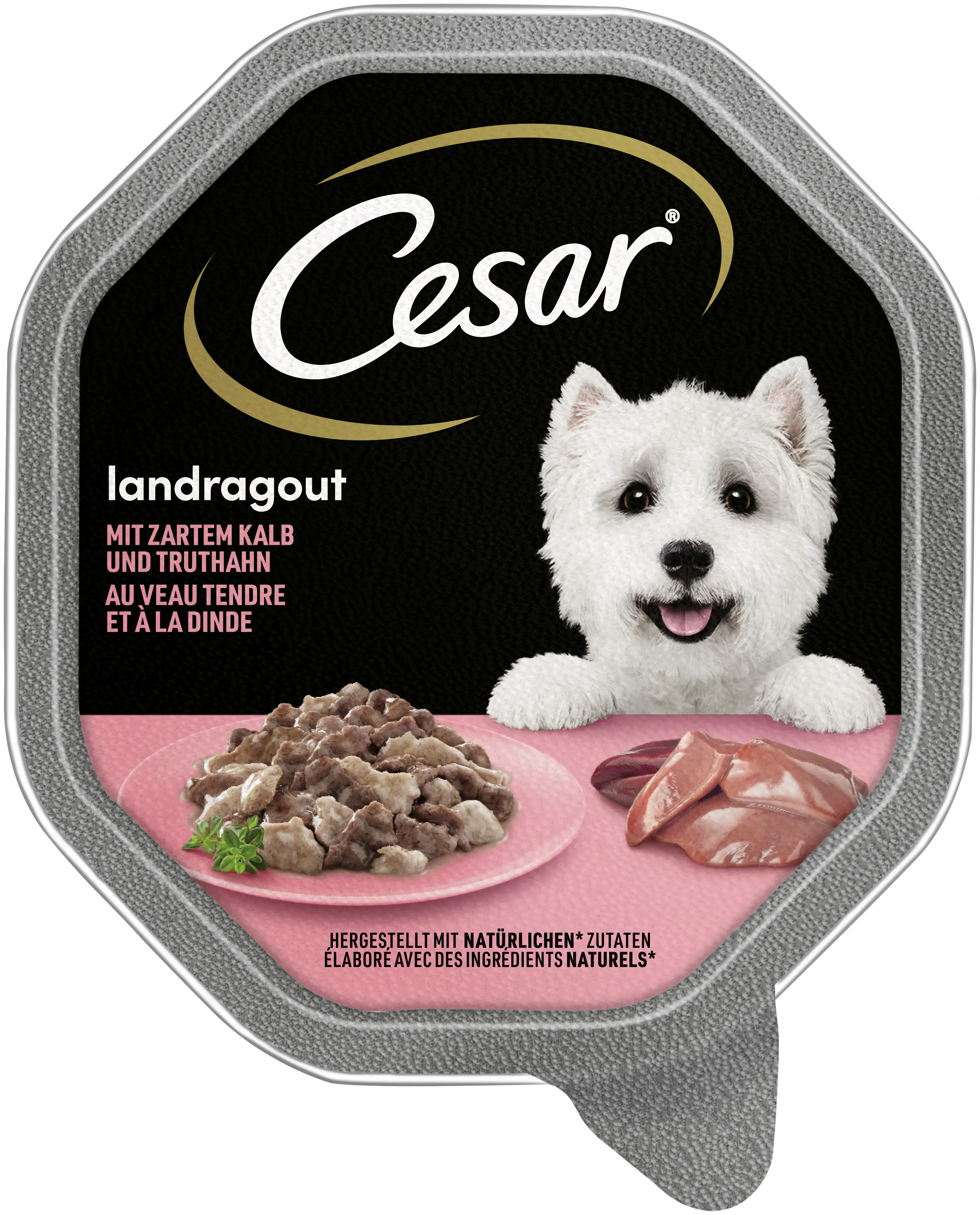 Cesar Hundenassfutter Landragout Adult 150 g Kalb & Truthahn