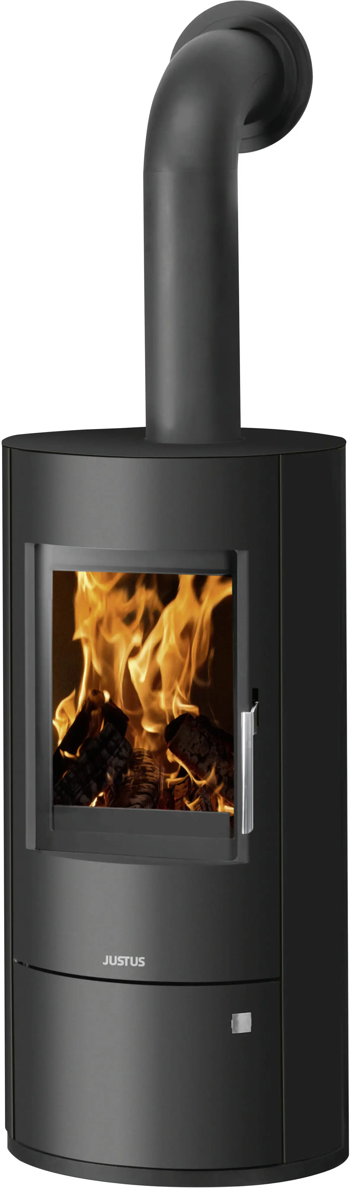 Justus Kaminofen Austin 7 Stahl schwarz 7 kW