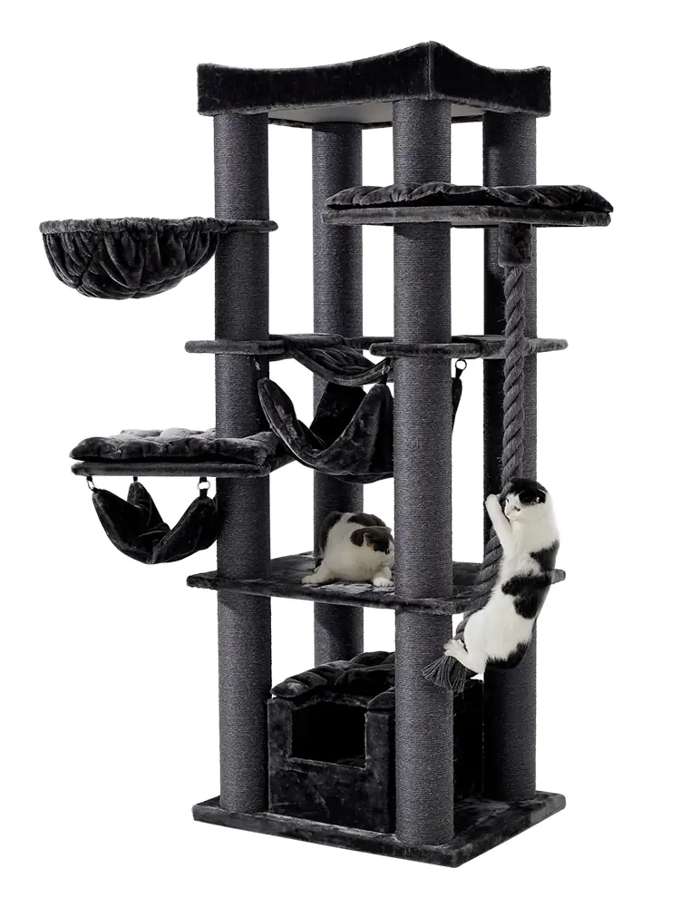 Nobby Kratzbaum Rubi H 197 cm dunkelgrau