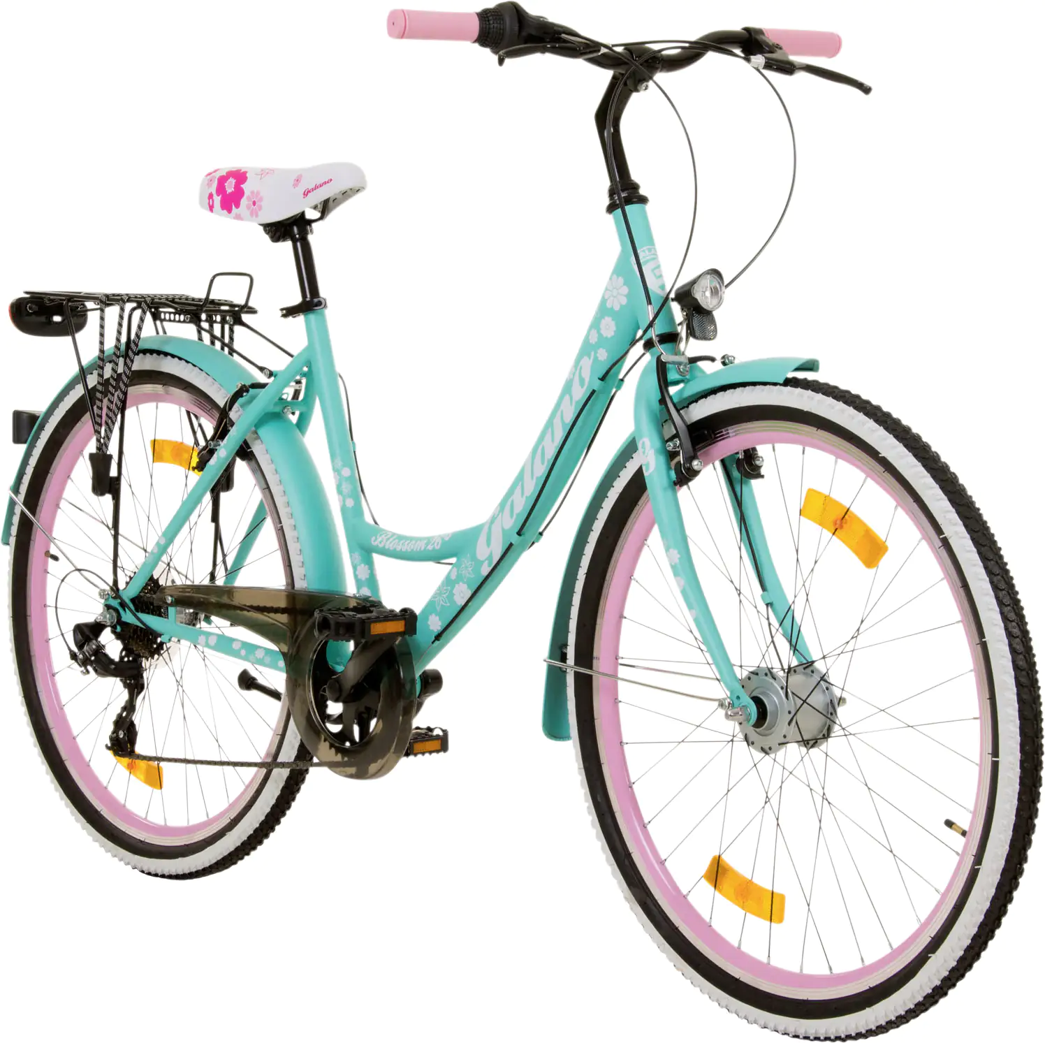Galano Jugendfahrrad Blossom 26 Zoll RH 35cm 3-Gang grün