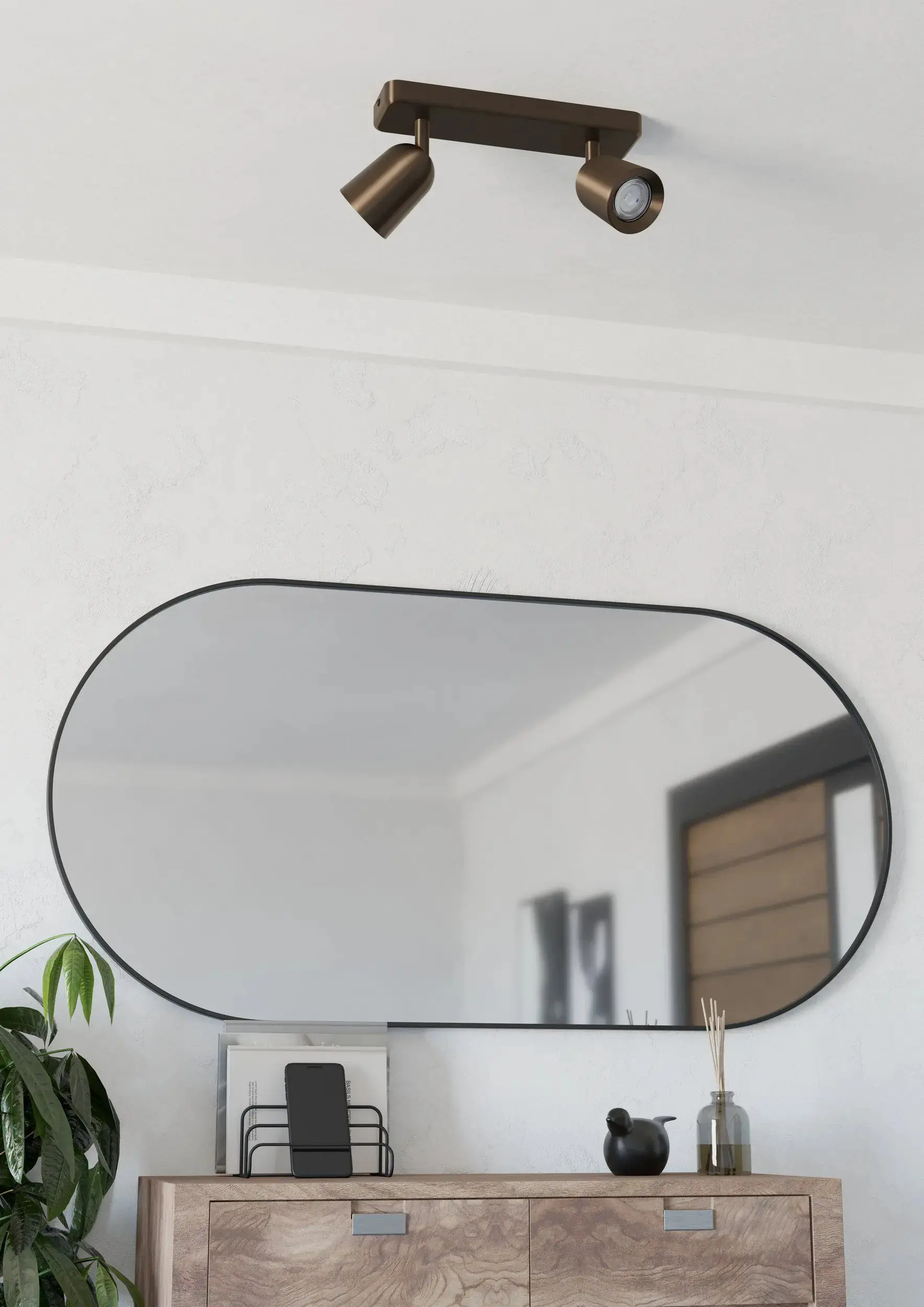 Eglo Leuchten 2er Spot Camaldoli bronze 30 x 12 cm