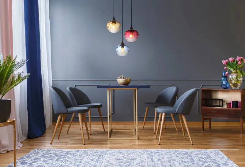 Globo Hängeleuchte Sander Ø 45 x 150 cm bunt matt