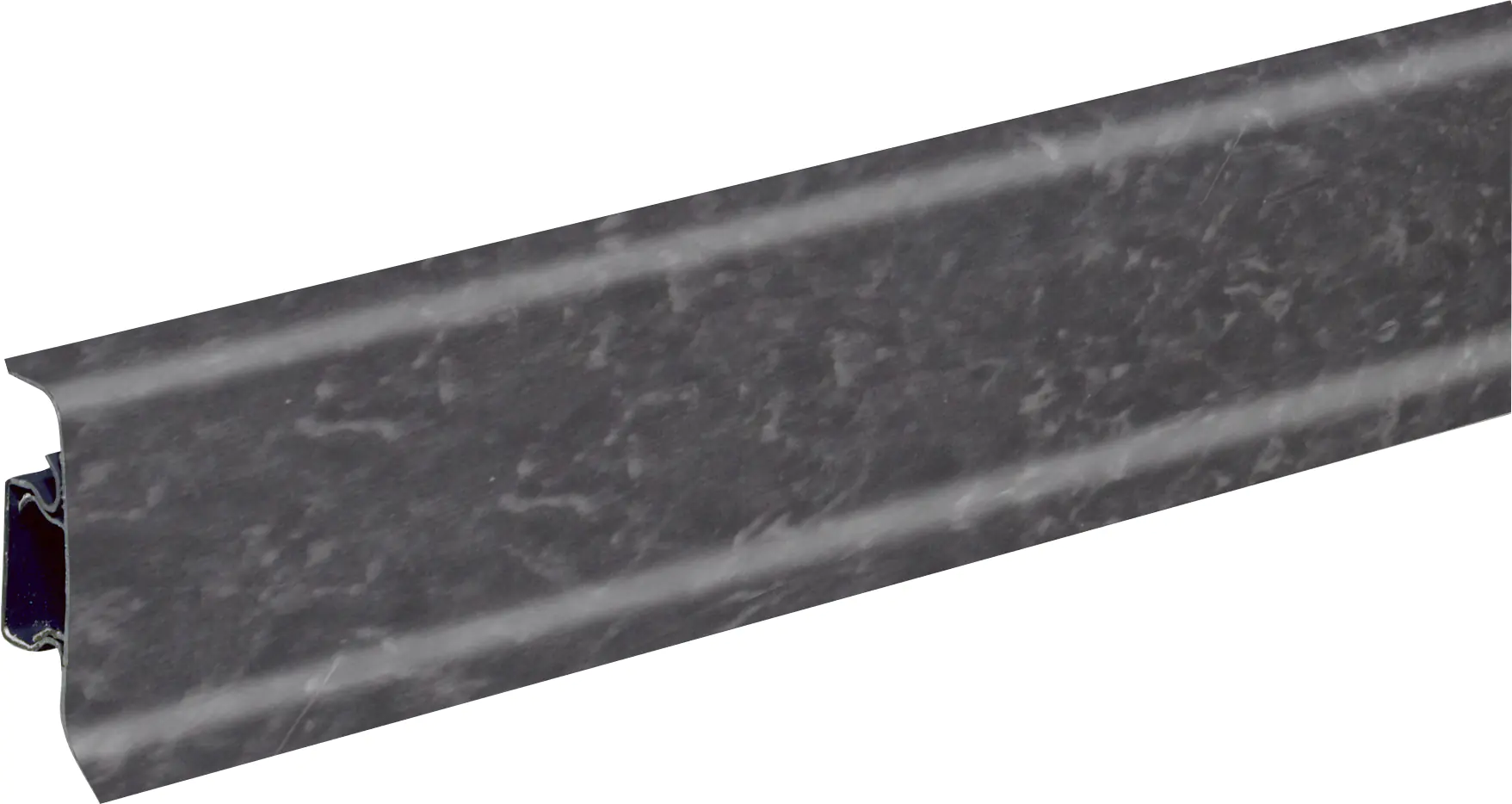 FN Neuhofer Klemmsockelleiste 250 cm 50 x 22,5 mm Ölschiefer