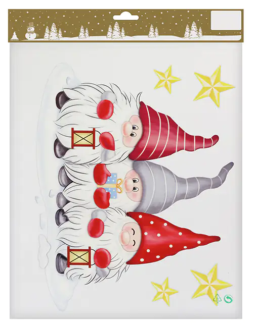 Fenstersticker Wichtel 29 x 38 cm